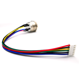 ケーブルワイヤコネクタカスタムWS2812 RGB Led 22mm防水金属リング押しボタンスイッチ - Product Image 5