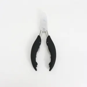 Professional Black Nail Clippers Nippers厚い爪13 97センチメートルCurvedブレード/Podiatry Chiropody Instruments