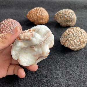 自然な癒しの石クリスタル彫刻工芸品癒しの石の装飾のための刻まれた天然水晶クリスタル脳 - Product Image 5