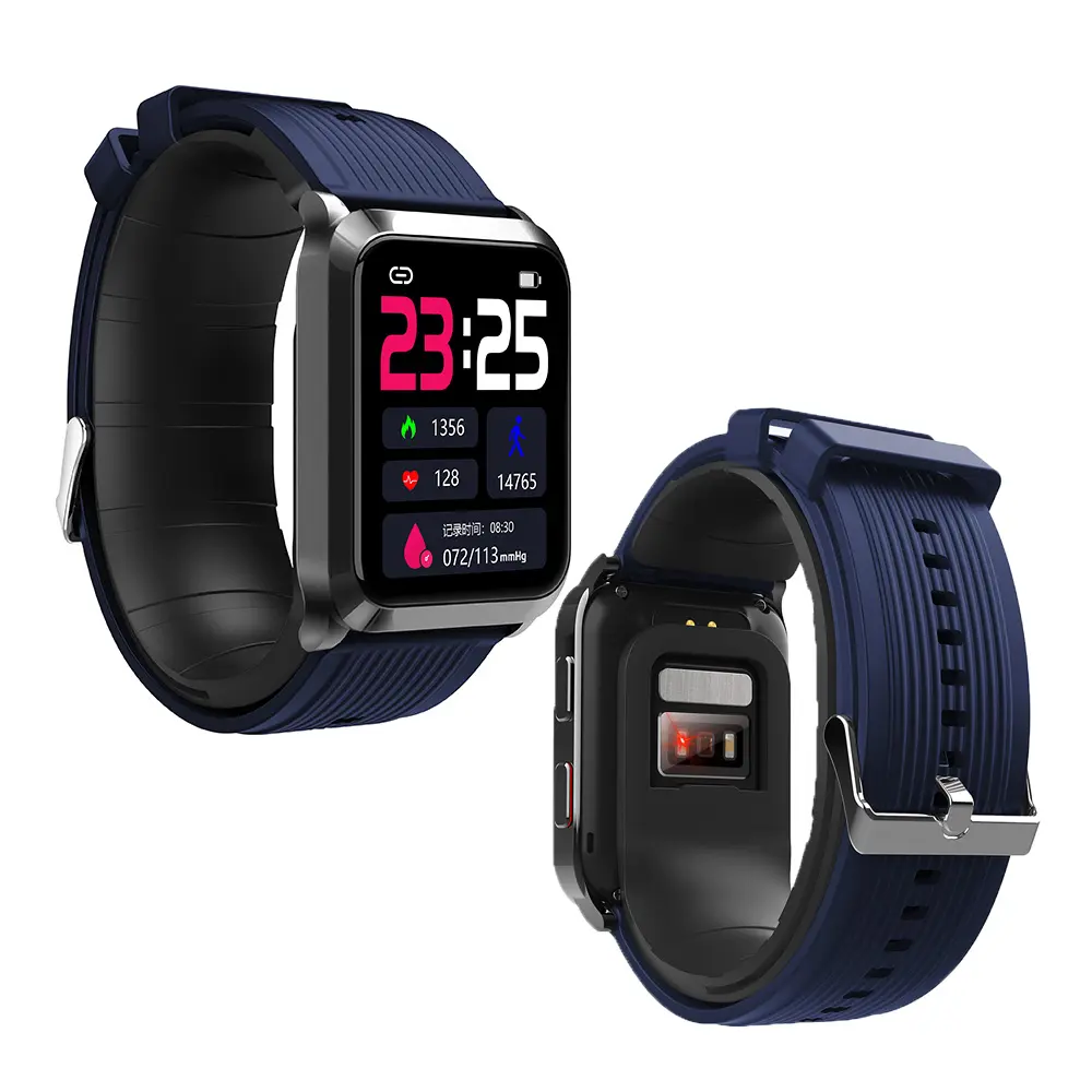 S6T smartwatch TRUE Air pump high precision temperature blood pressure glucose ecg monitor smart watch S6T