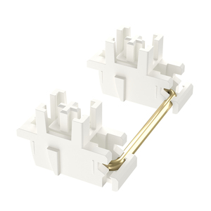 Estabilizadores montados en placa DUROCK V3, color blanco crema, nuevo USB 2.0, retroiluminado con LED, inalámbrico para teclados Cherry MX - Product Image 6