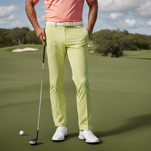 Polyester <strong>Trouser</strong> Casual Chino Pants <strong>for</strong> <strong>Men</strong> Stretch <strong>Golf</strong> Pants - Product Image 2
