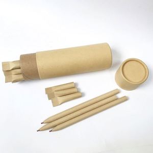 Juego de Bolígrafos de Papel Kraft Reutilizables con Logotipo Personalizado, Ecológicos, Biodegradables, de Cartón Reciclado, Punta de 1.0 mm - Product Image 2