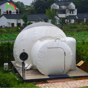 Semi-transparent Gonflable Bulle Hôtel Maison Chambre Jardin <span class=keywords><strong>Camping</strong></span> Plein Air Lodge Location Transparent Bulle Tente - Product Image 3