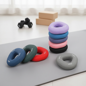 CHENGMO SPORTS New Listing 10-100KG Renforcement de la poignée de l'avant-bras, anneaux en silicone pour l'exercice des doigts pour le bureau de la salle de sport à domicile - Product Image 2