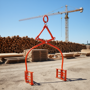 Pinzas para Troncos de Acero de Alta Resistencia, 24 Pulgadas, Capacidad de 1100 Libras, Garra Giratoria con Dientes Dentados, Elevador de Troncos - Product Image 2