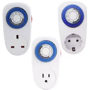 24 Hours Programmable Mini Mechanical Timer Switch US/EU/UK StandardSmart Countdown Switch Socket