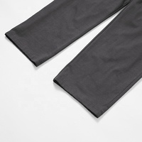 Automne hiver hommes 100% coton cordon vêtements de course actifs pantalons de survêtement décontractés évacuation de l'humidité entraînement survêtement pantalon avec poches