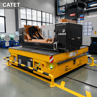 Chariot de transfert sur rail RGV alimenté en basse tension, véhicule de transport de charges lourdes de 50 tonnes pour la manutention et le transit de matrices en usine de grande taille