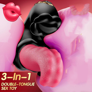 Estimulador <span class=keywords><strong>de</strong></span> Clítoris y Punto G, Juguetes Sexuales para Mujeres, Vibrador <span class=keywords><strong>de</strong></span> Lengua, Juguetes Eróticos para Adultos - Product Image 1