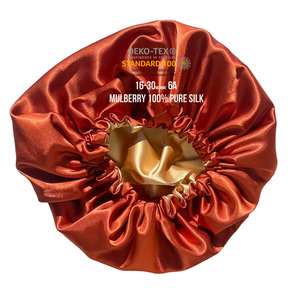 Turban en soie <span class=keywords><strong>de</strong></span> mûrier 100% pour le soin des <span class=keywords><strong>cheveux</strong></span> <span class=keywords><strong>longs</strong></span> bouclés, <span class=keywords><strong>bonnet</strong></span> <span class=keywords><strong>de</strong></span> <span class=keywords><strong>nuit</strong></span> pour femme - Product Image 3