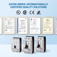 Disjoncteur à boîtier moulé industriel Eaton Moeller série NZM NZMN1-A80-NA 80A 3P 440V CE CCC ISO pour système électrique