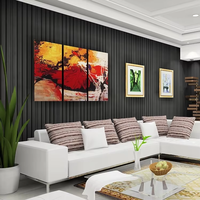 Panel de Pared Acanalado de Mármol, Diseño Moderno, Impermeable, Resistente al Fuego, Decoración de Interiores