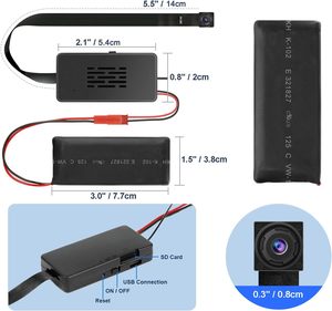 Mini caméra enregistreur HD 1080P, <span class=keywords><strong>micro</strong></span> enregistreur vidéo, vision nocturne, détection de mouvement, petite caméra de sécurité - Product Image 2
