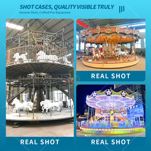 <span class=keywords><strong>Giostra</strong></span> Colorata Rossa con Carillon, Attrazione per Luna Park e Fiere - Product Image 6