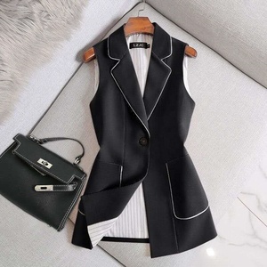Nuevo <span class=keywords><strong>Chaleco</strong></span> de Traje para <span class=keywords><strong>Mujer</strong></span>, Corte Entallado, Profesional - Product Image 2