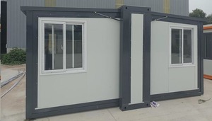 Hiện đại di động nhà di động 6 bộ trong 40hq container <span class=keywords><strong>prefab</strong></span> văn phòng nhỏ có thể gập lại đúc sẵn mở rộng nhà CONTAINER - Product Image 2