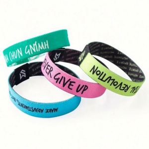 Pulsera Deportiva Personalizada de Tela de Alta Calidad con Logotipo, Pulsera Elástica Tejida para Eventos y Publicidad - Product Image 5