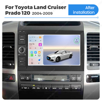 Navifly Multimédia BT5.0 4G WIFI DVR GPS Navigation Play Store Car-Play Auto pour Toyota Land Cruiser Prado 120 2004-2009