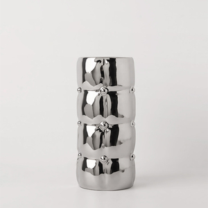 Florero de cerámica para sala de estar con decoración de mesa estilo crema <span class=keywords><strong>Barcelona</strong></span> - Product Image 5