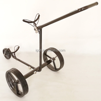 Chariot de golf électrique compact et ultra-léger en fibre de carbone de luxe