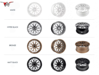Jantes de voiture en bronze à 5 branches, concaves profondes, en alliage d'aluminium forgé sur mesure, 18 19 20 21 22 pouces, 5x112 pour BMW G20 G30 M3 M4