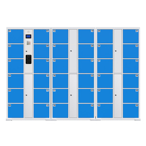 Gabinete de Almacenamiento Inteligente para Equipaje en Exteriores de Supermercados, Gabinete de Casilleros Inteligentes para Paquetes de Metal - Product Image 2