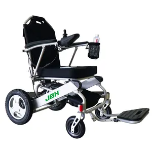 Yeni JBH D26 taşıması kolay katlanabilir ve hafif tekerlekli sandalye tekerlekli sandalye elektrikli güç sandalye