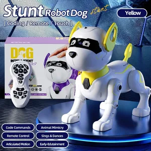 Chien robot intelligent, jouet pour enfants, télécommande électrique, interaction tactile, programmation, chien robot - Product Image 3