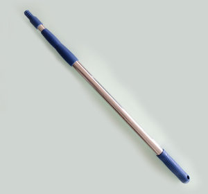 69cm Extender a 155cm 3 Secciones Telescópica <span class=keywords><strong>Fregona</strong></span> de limpieza de acero inoxidable Poste ajustable - Product Image 1