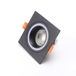 Cadre de downlight encastré rond GU10 MR16, anti-éblouissement, pour <span class=keywords><strong>spot</strong></span> LED, module réglable, cadre de downlight LED - Product Image 4