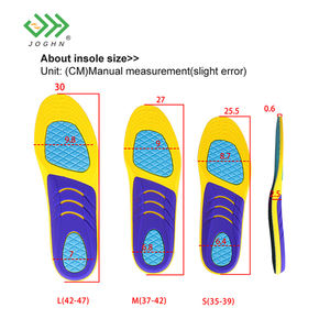 Semelles en gel JOGHN <span class=keywords><strong>pour</strong></span> longues heures de marche, confort, absorption des chocs, soulagement de la fasciite plantaire, <span class=keywords><strong>pour</strong></span> hommes et femmes, semelles de sport - Product Image 6