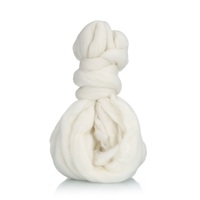 Mercerized Wool Tops Super Luster 66-100S Combed Merino Wool Fiber for Fabric