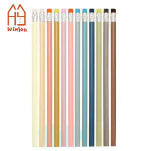 Lápices <span class=keywords><strong>de</strong></span> Madera Color Morandi con <span class=keywords><strong>Texto</strong></span> <span class=keywords><strong>de</strong></span> Afirmaciones Positivas, Lápices Hexagonales Personalizables con Borrador para Estudiantes - Product Image 4