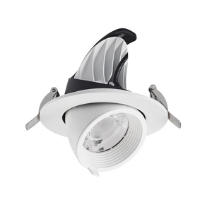 Downlight Empotrado de Alto CRI 90 con 90 °   Inclinación |   Lámpara de Techo Comercial con Clasificación IP20 para Centros Comerciales y Tiendas de Ropa - Product Image 3