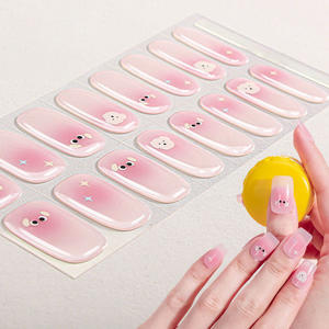 Kits de Uñas Postizas de Lujo con Purpurina, Copos de Nieve 3D y Adornos Navideños de Alta Calidad - Product Image 2