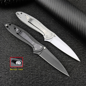 มีดพับ LEEK 1660 ด้ามสแตนเลส สำหรับตั้งแคมป์ เอาตัวรอด <span class=keywords><strong>EDC</strong></span> มีดพับยุทธวิธี - Product Image 5