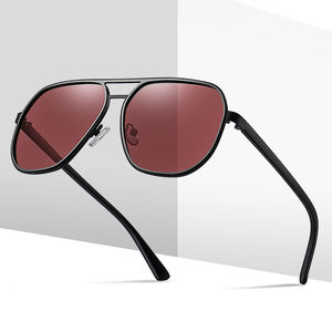 Lunettes de soleil pour homme, pilote TR90 en métal lentes ciclismo 2021 <span class=keywords><strong>2022</strong></span> en forme de bouclier maybach, fabricant de petites commandes - Product Image 4