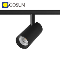 GOSUN Disponible pour éclairage sur rail magnétique 48V 2*8W Spot de plafond suspendu avec garantie de 5 ans