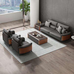 Canapé de bureau moderne en cuir de luxe, mobilier commercial pour le bureau ou la maison, idéal pour le salon, la chambre ou l'hôpital - Product Image 2
