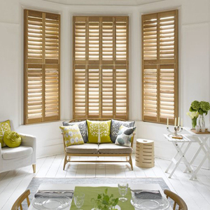 Vente directe d'usine de baies vitrées blanches volets de plantation en bois et pvc - Product Image 6