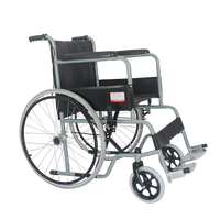 Fauteuil roulant médical pliable léger pour personnes handicapées, fauteuil roulant manuel