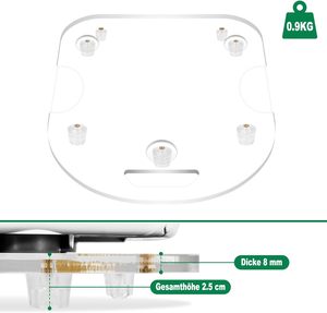 Planche coulissante en acrylique pour <span class=keywords><strong>Thermomix</strong></span> TM6 TM5 Classic White Quick Movement - Product Image 6