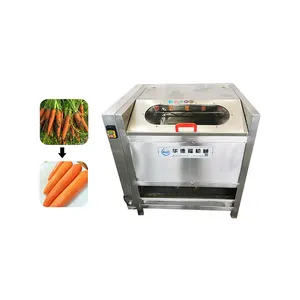 Épluchage de peau de carotte enlevant la machine à laver de pomme de terre de carotte