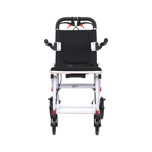 <span class=keywords><strong>Fauteuil</strong></span> roulant manuel pliable compact, chaise de transport portable avec frein de sécurité pour personnes âgées - Product Image 4