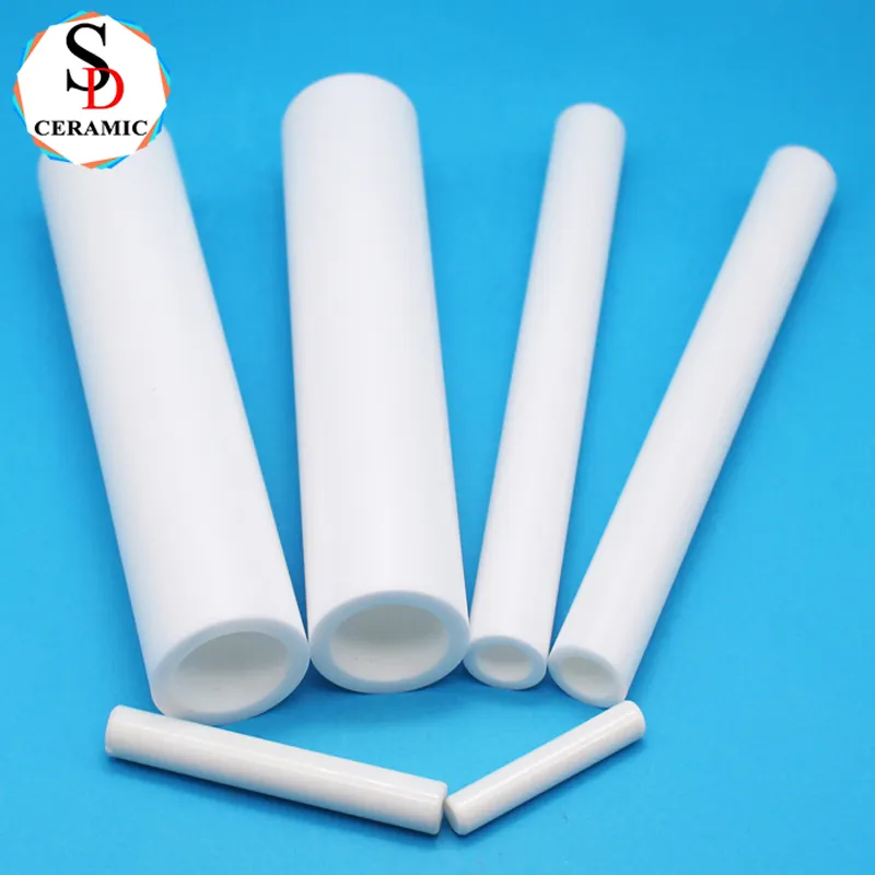 Manufacturer High Heat Resistance Customized Industrial Polished Zro2 Zirconia Ceramic Tube Rod