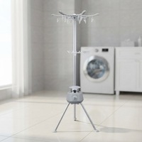 Séchoir à linge électrique grande capacité, automatique, ventilé, portable et pliable pour petits espaces