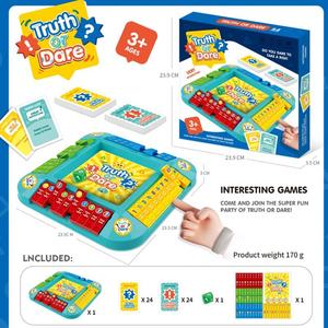 Juego <span class=keywords><strong>de</strong></span> mesa Truth or Dare, juego <span class=keywords><strong>de</strong></span> fiesta para niños, juguete educativo para entrenamiento <span class=keywords><strong>de</strong></span> enfoque, juego <span class=keywords><strong>de</strong></span> mesa interactivo para padres e hijos, Diversión Familiar - Product Image 5