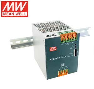 MEAN WELL Série <span class=keywords><strong>XTR</strong></span>/TDR 960W Alimentation industrielle <span class=keywords><strong>ultra</strong></span>-mince sur rail Din 96% Alimentation à découpage PFC haute efficacité - Product Image 6