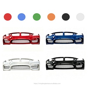 Pintado a juego, conjunto completo de parachoques delantero/trasero para <span class=keywords><strong>BMW</strong></span> M3 F80, <span class=keywords><strong>M4</strong></span> F82 Coupé F83 Convertible 2015-2020, usado, original. - Product Image 3